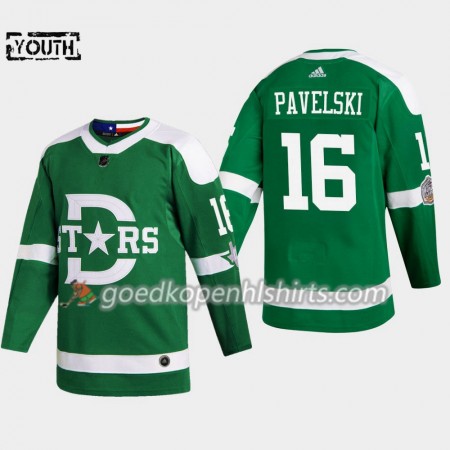 Dallas Stars Joe Pavelski 16 Adidas 2020 Winter Classic Authentic Shirt - Kinderen